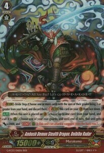 Ambush Demon Stealth Dragon, Onibibu Radar [G Format] Card Front