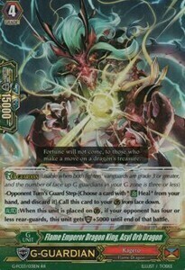 Flame Emperor Dragon King, Asyl Orb Dragon Card Front