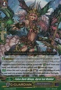 False Dark Wings, Agrat bat Mahlat [G Format] Card Front