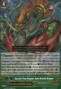 Sacred Tree Dragon, Rain Breath Dragon [G Format] Card Front