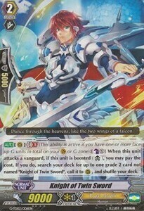 Knight of Twin Sword Card Front