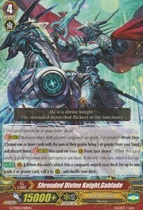 Shrouded Divine Knight, Gablade [G Format] Frente
