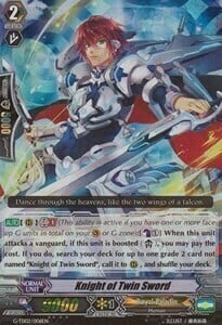 Knight of Twin Sword Card Front
