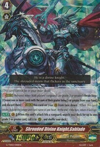 Shrouded Divine Knight, Gablade [G Format] Card Front