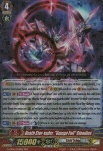 Death Star-vader, "Omega Fall" Glendios Card Front