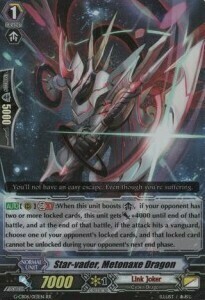 Star-vader, Metonaxe Dragon Card Front