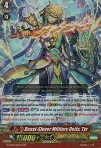 Beast-Slayer Military Deity, Tyr Card Front