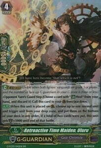 Retroactive Time Maiden, Uluru Card Front