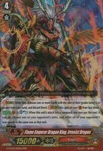 Flame Emperor Dragon King, Irresist Dragon Card Front