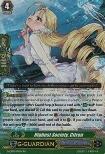 Highest Society, Citron [G Format] Card Front