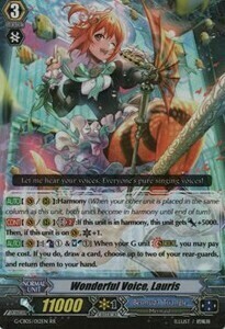 Wonderful Voice, Lauris [G Format] Card Front