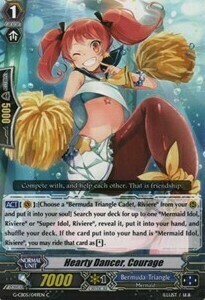 Hearty Dancer, Courage [G Format] Card Front