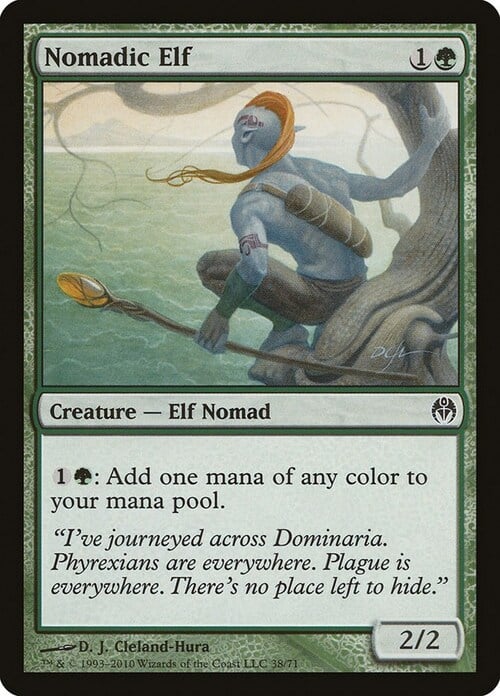Nomadic Elf Card Front