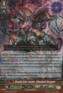 Death Star-vader, Glueball Dragon Card Front