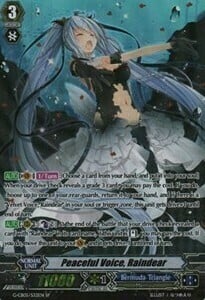 Peaceful Voice, Raindear Card Front