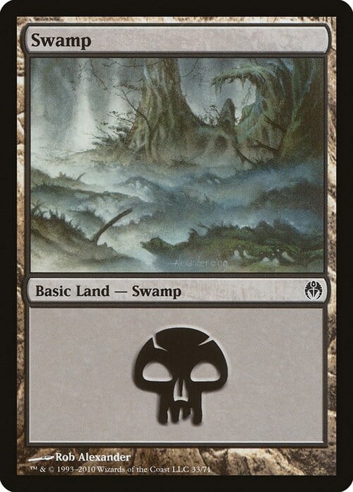 Swamp Card Front