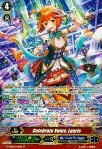Celebrate Voice, Lauris [G Format] Card Front