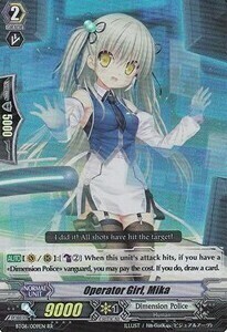 Operator Girl, Mika Card Front