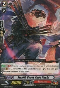 Stealth Beast, Kabe Itachi Card Front