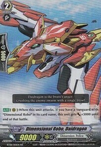Dimensional Robo, Daidragon Card Front