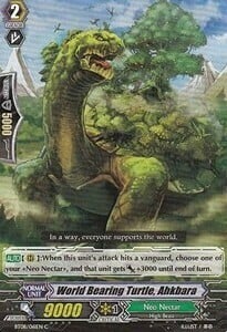 World Bearing Turtle, Ahkbara Card Front