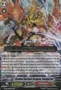 Sealed Demon Dragon, Dungaree Card Front
