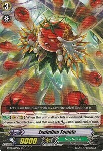 Exploding Tomato Card Front
