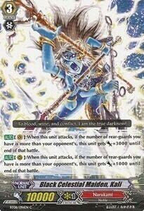 Black Celestial Maiden, Kali Card Front