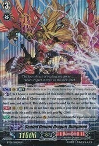 Sealed Demon Dragon, Dungaree [G Format] Card Front