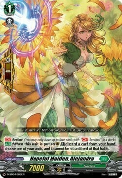 Hopeful Maiden, Alejandra Card Front