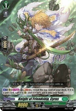 Knight of Friendship, Cyrus [D Format] Card Front
