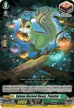 Sylvan Horned Beast, Polatter Card Front