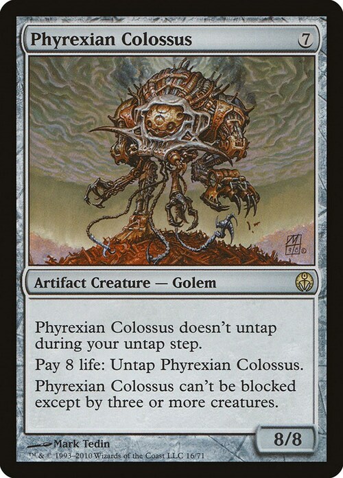 Phyrexian Colossus Card Front