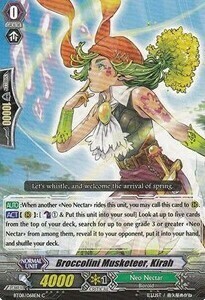Broccolini Musketeer, Kirah Card Front