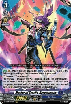 Master of Gravity, Baromagnes Card Front