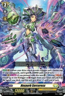 Hexaorb Sorceress Card Front