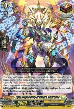 Light Dragon Deity of Honors, Amartinoa Card Front