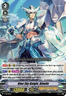 Blue Sky Knight, Altmile [V Format] Card Front