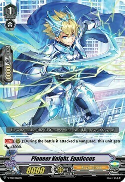 Pioneer Knight, Epaticcus [V Format] Card Front