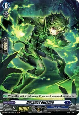 Uncanny Burning [D Format] Card Front