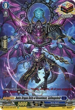 Hades Dragon Deity of Resentment, Gallmageheld Card Front