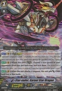 Star-vader, Garnet Star Dragon Card Front