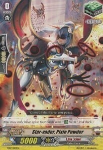 Star-vader, Pixie Powder Card Front