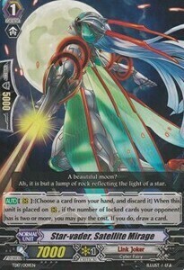 Star-vader, Satellite Mirage Card Front