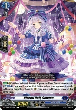 Direful Doll, Simone Card Front