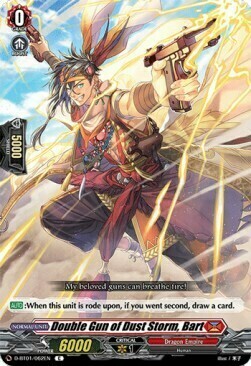 Double Gun of Dust Storm, Bart Card Front