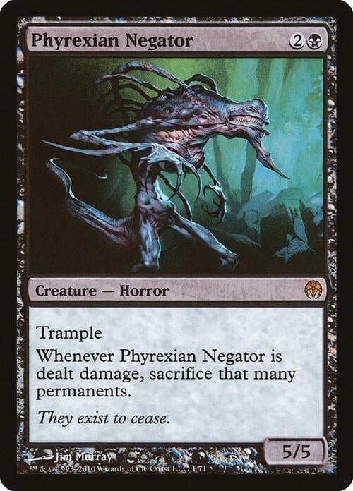 Phyrexian Negator Card Front