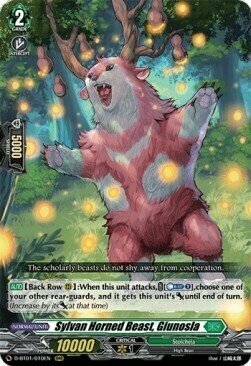 Sylvan Horned Beast, Giunosla Card Front