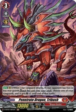 Penetrate Dragon, Tribash Card Front