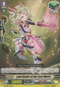 Lady Healer of the Torn World Card Front